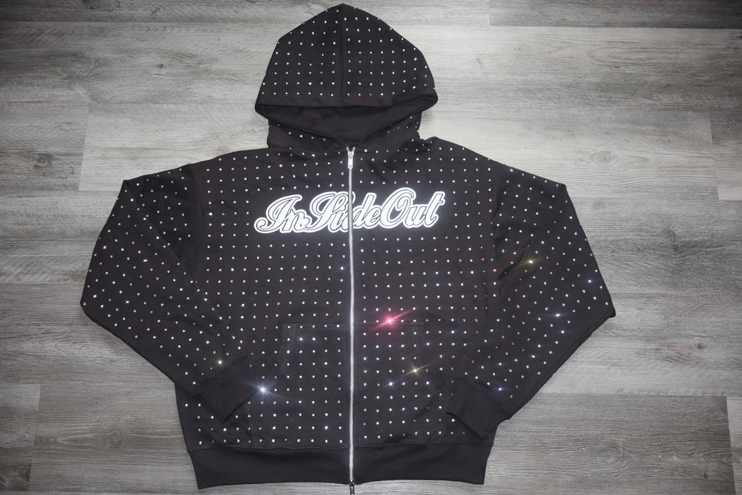 Allstar rhinestone zipup