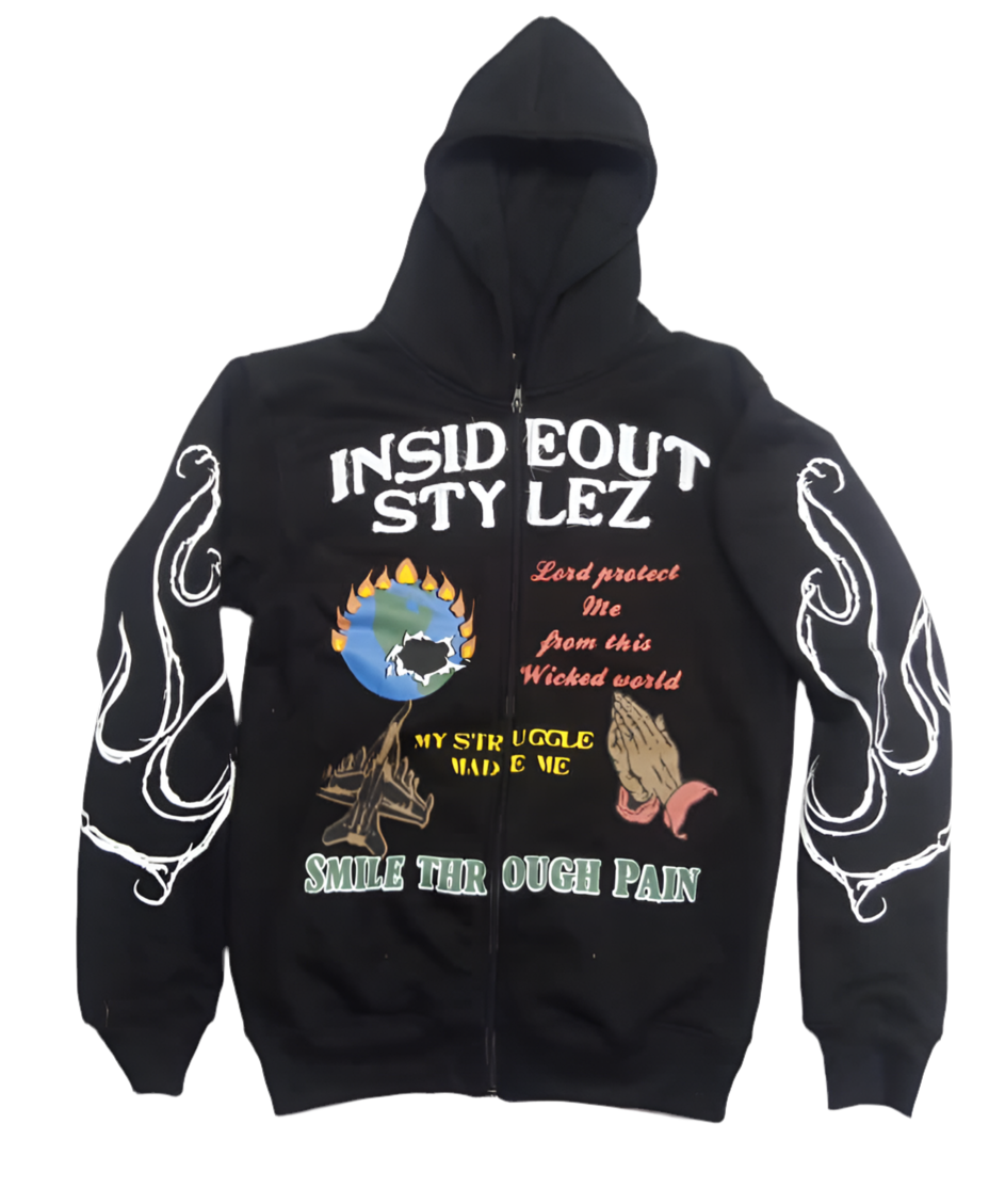 INSIDEOUT zip up