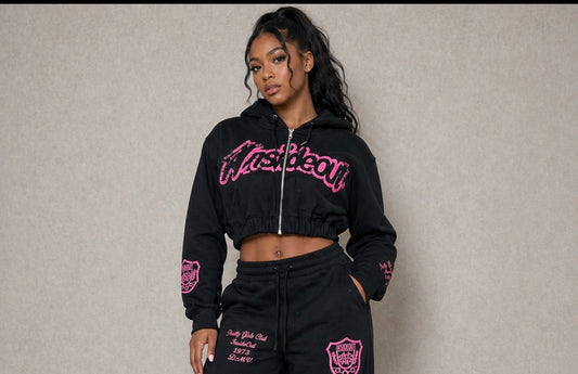 “Pretty girls club” zip up
